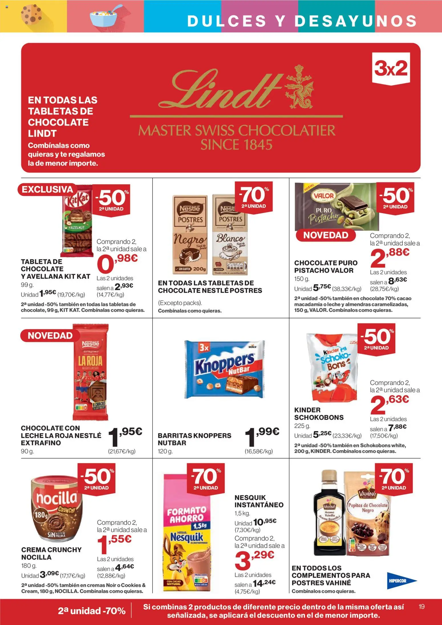 Hipercor catálogo │ válido desde el 25.03.2026 | Página: 19 | Productos: Κεραία, Crema, Té, Φρυγανιές σικάλεως