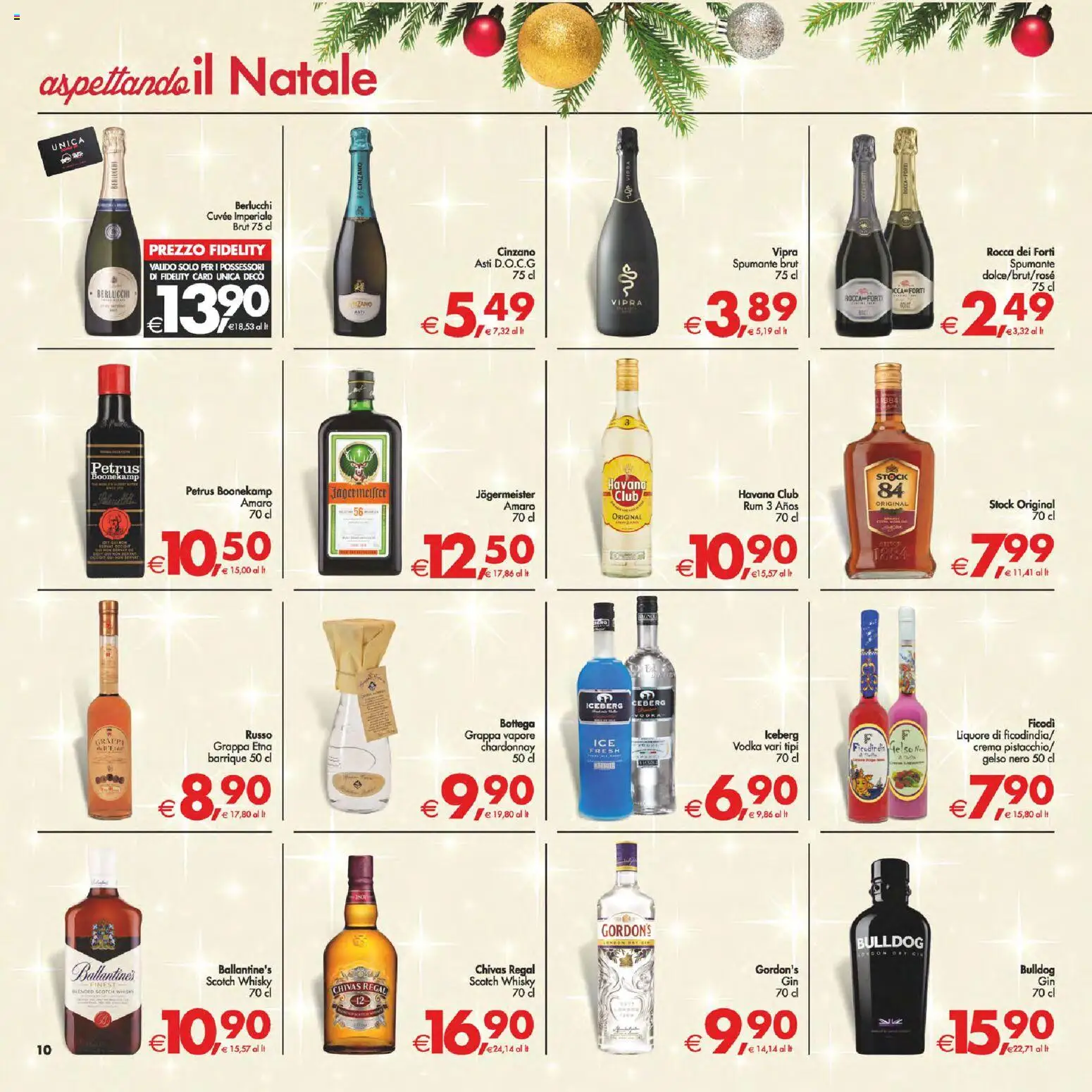 Volantino Decò del 05.12.2025 | Pagina: 10 | Prodotti: Crema, Whisky, Spumante, Amaro