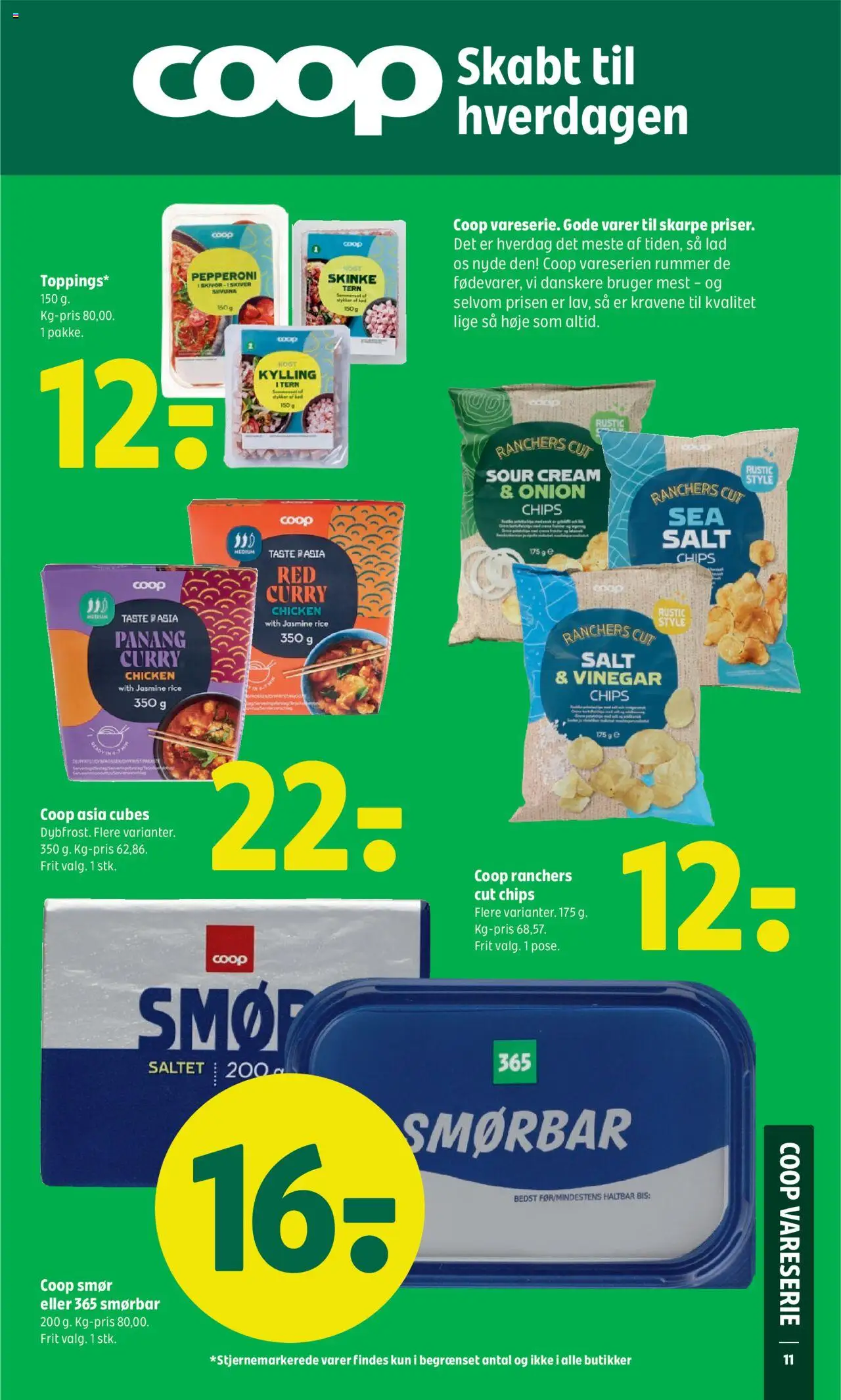 Coop 365 Tilbudsavis gyldig fra 10.07.2025 | Side: 13 | Produkter: Smør, Skinke, Salt, Søm