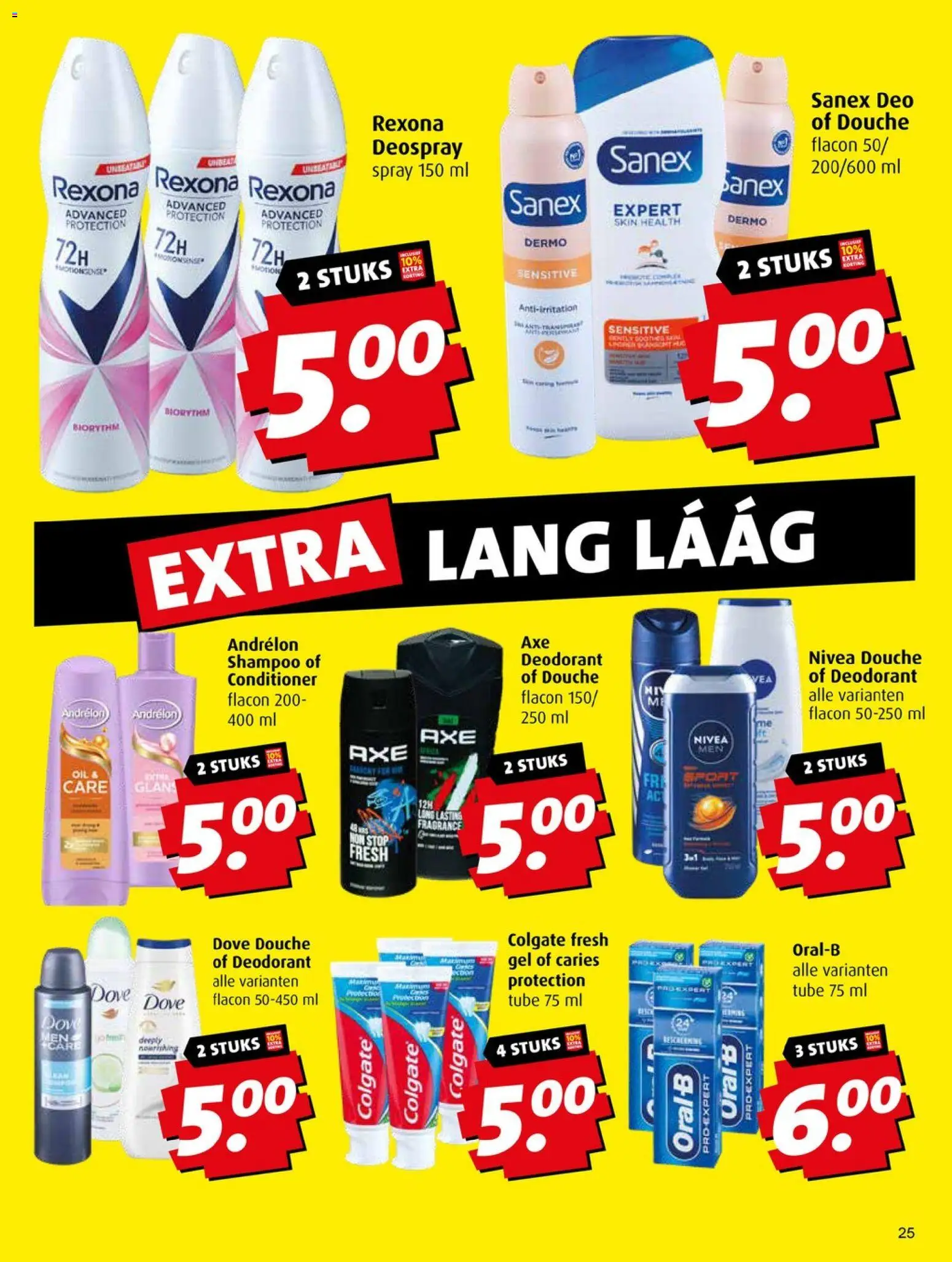 {H1} | Pagina: 25 | Producten: Deodorant, Douche, Gel, Conditioner