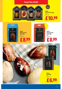 Preview of Lidl - Easter valid from 19.03.2026 | Page: 17 | Products: Milk, Coffee, Chocolate, Luges
