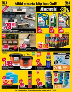 ÖoB erbjudanden - Förhandsvisning av reklamblad från butik ÖoB aktuell från 13.04.2026 | Sida: 5 | Produkter: Olja, Handskar, Träolja, Spolarvätska