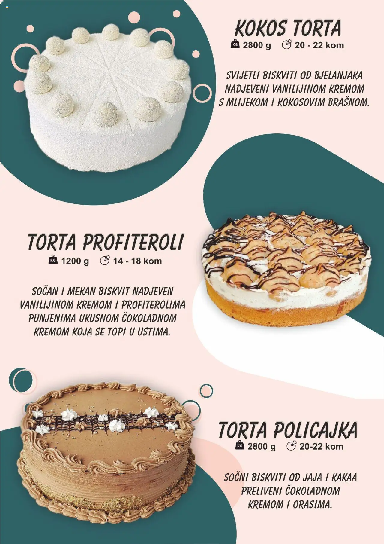 Boso katalog | vrijedi od 01.01.2025 | Stranica: 10 | Proizvodi: Jaja, Torta