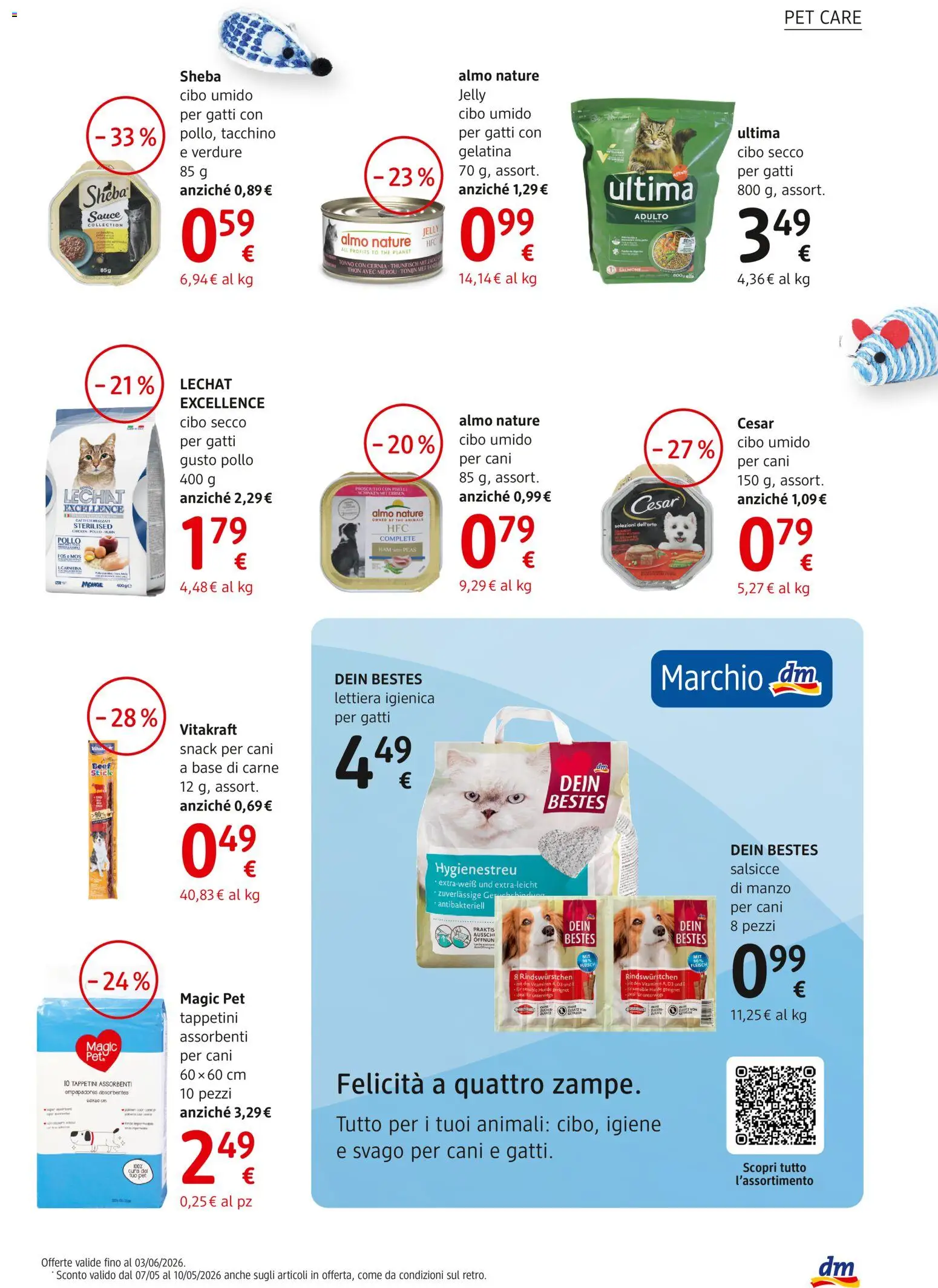 Volantino dm drogerie markt del 07.05.2026 | Pagina: 13 | Prodotti: Pollo, Verdure, Tacchino, Piselli