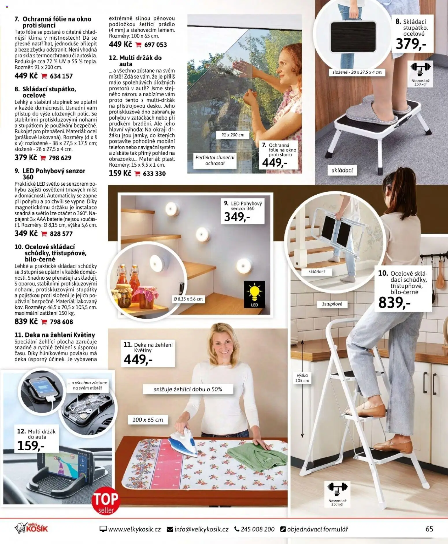 Velký Košík katalog duben 2026 od 01.04.2026 | Strana: 65 | Produkty: Fólie, Deka, LED, LED světlo