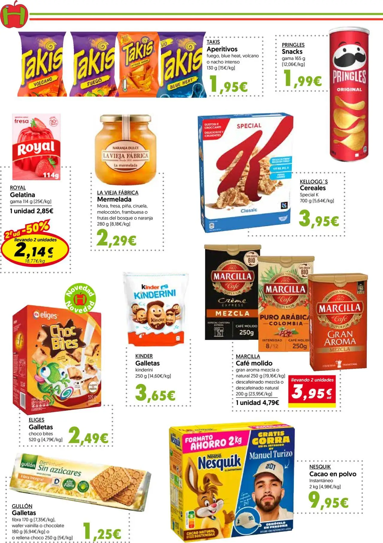 Hiper Usera folleto │ válido desde el 11.06.2025 | Página: 14 | Productos: Gelatina, Cereales, Galletas, Φρυγανιές σικάλεως