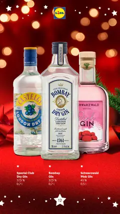 Lidl leták platný od 01.12.2025 | Strana: 12 | Produkty: Gin