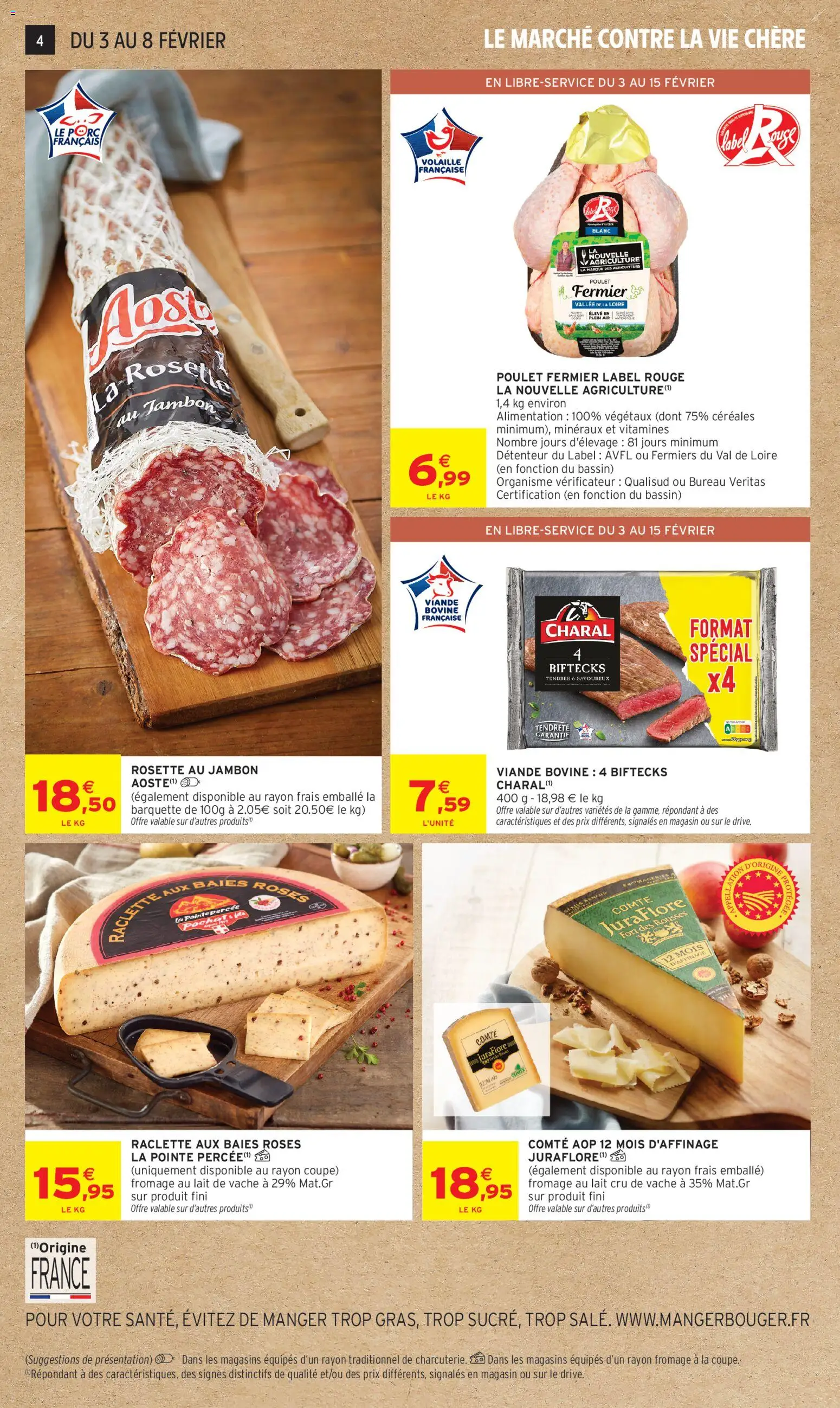{H1} | Page: 4 | Produits: Bureau, Volaille, Fromage, Viande