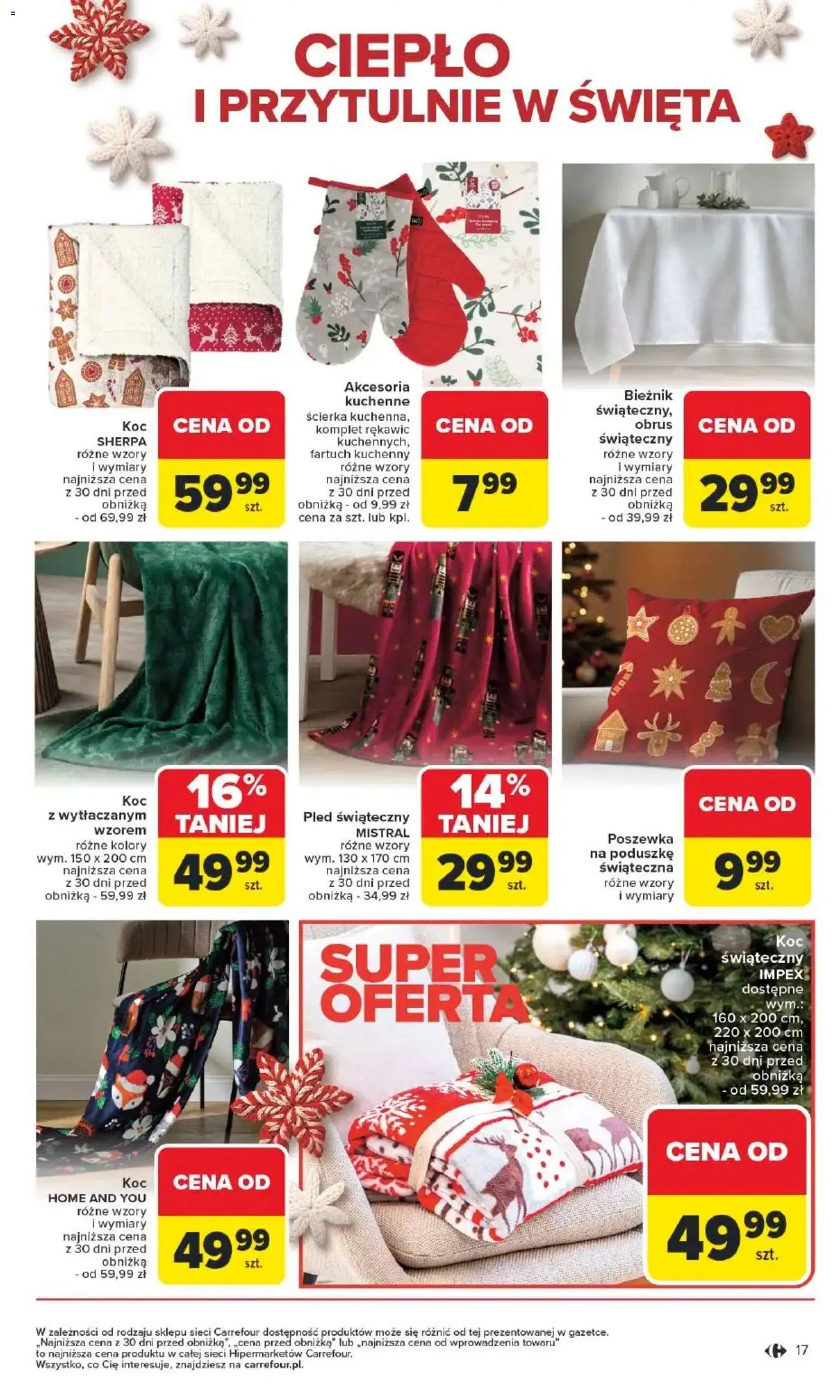 Carrefour Gazetka - Święta spełnionych marzeń od 10.11.2025 | Strona: 18 | Produkty: Pled