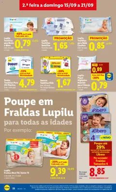 Lupilu Fraldas Maxi T4/ Júnior T5, Fraldas Maxi T4/ Júnior T5, Cada emb. 84/72 unid. │ válido de 15.09.2025 | Página: 22