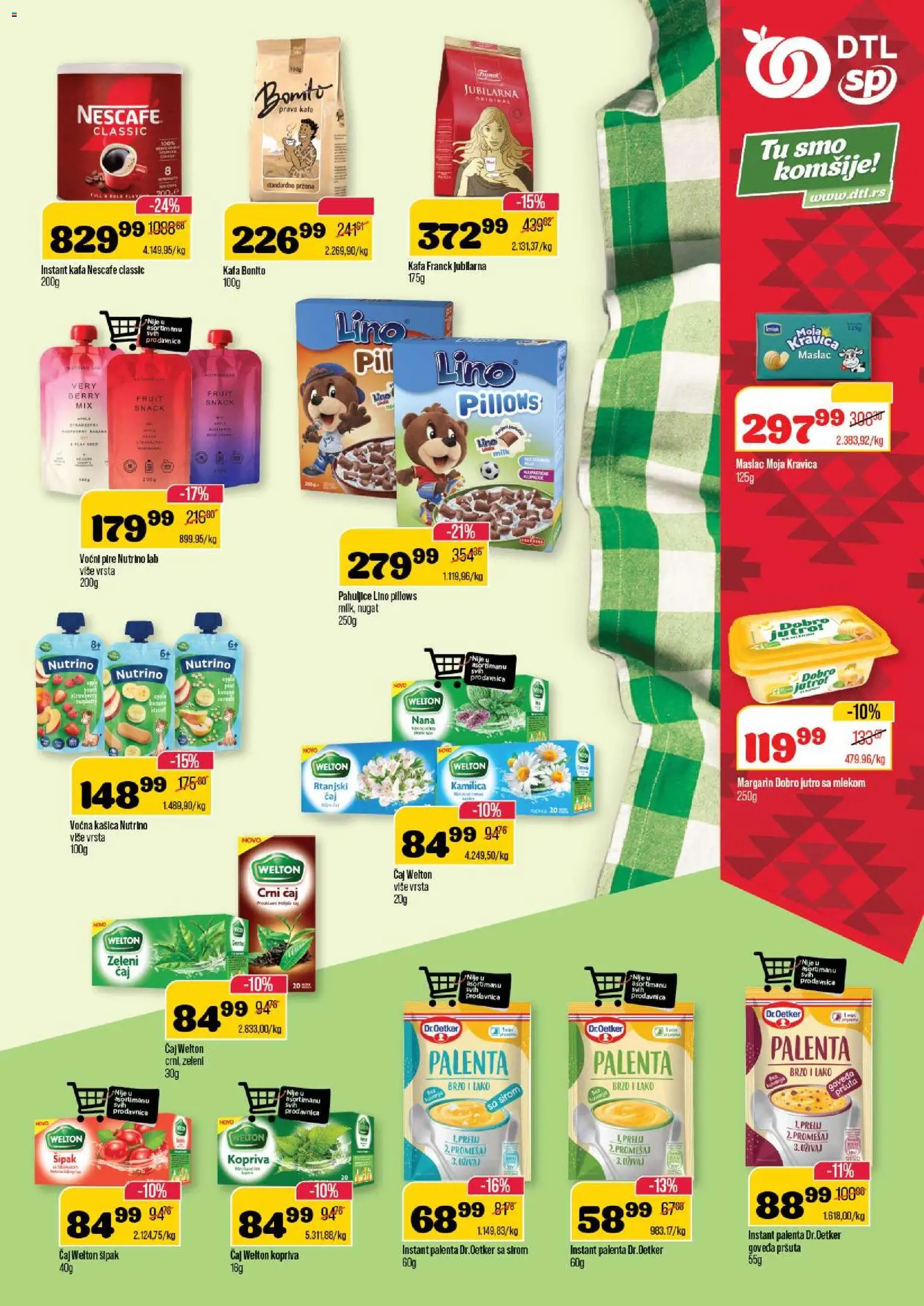 Senta Promet katalog - važi od 17.12.2025 | Strana: 5 | Proizvode: Pahuljice, Instant kafa, Kafa, Čaj