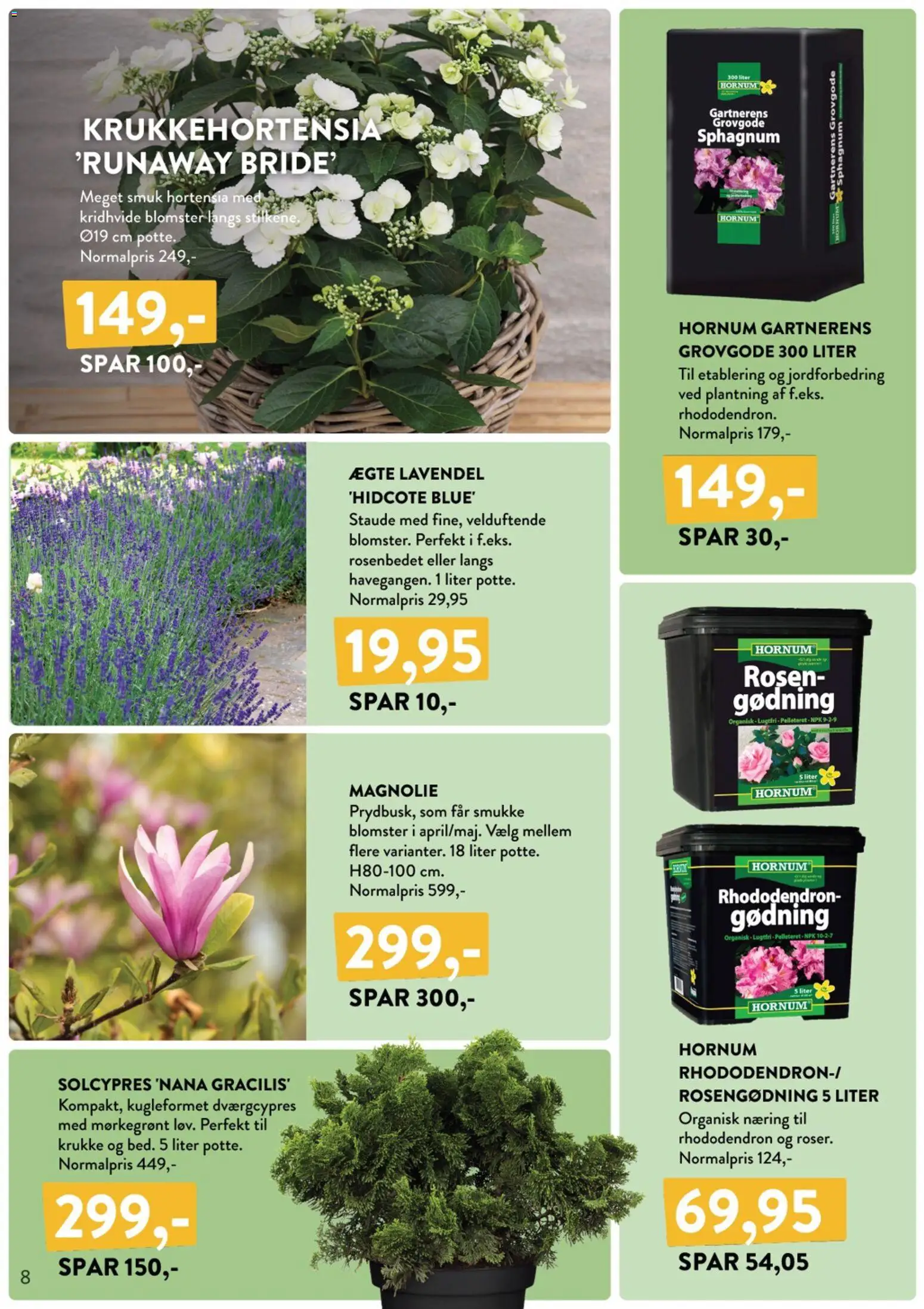 Plantorama tilbudsavis – gyldig fra 27.03.2026 | Side: 8 | Produkter: Krukke, Søm