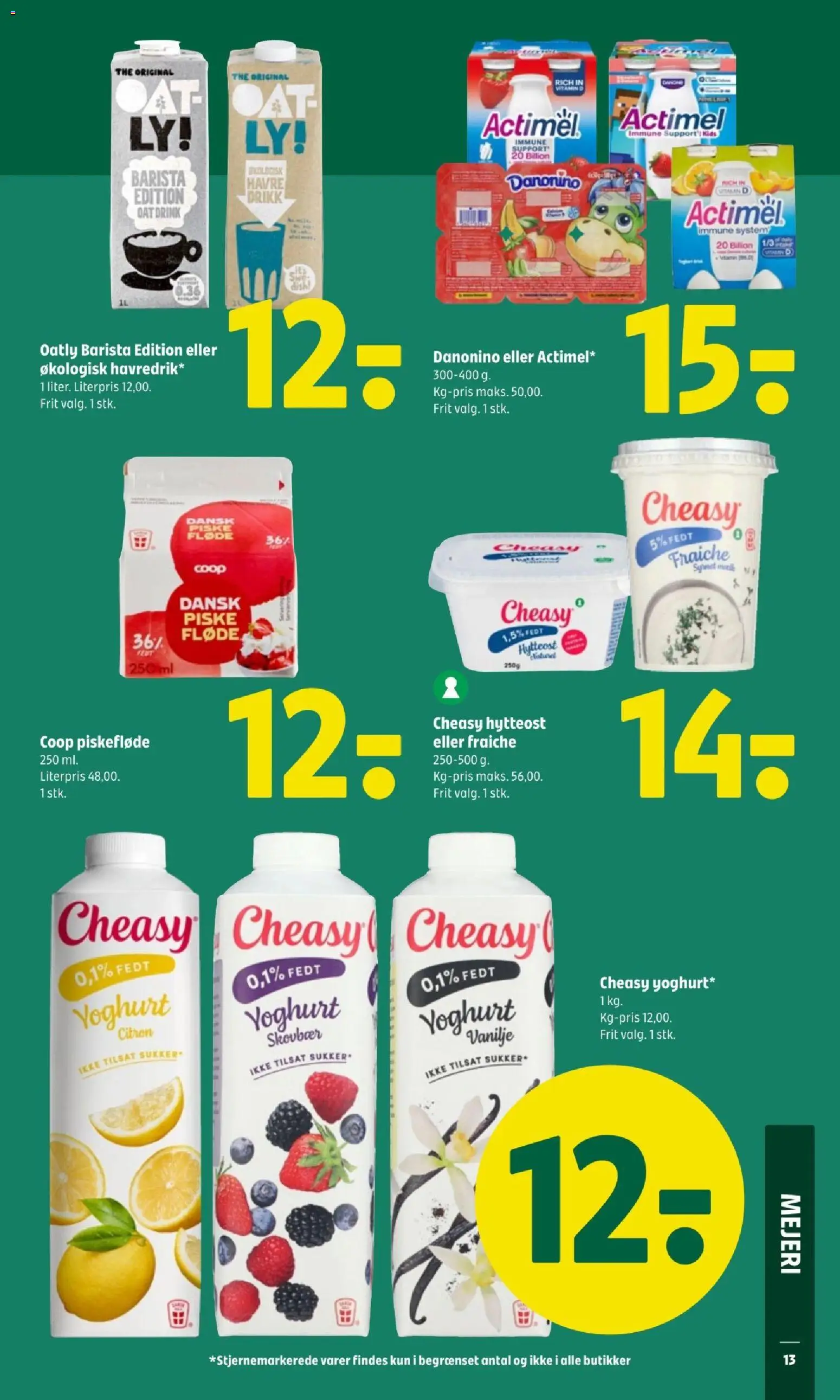 Coop 365 tilbudsavis – gyldig fra 22.01.2026 | Side: 15 | Produkter: Creme, Creme fraiche, Hytteost, Vanilje