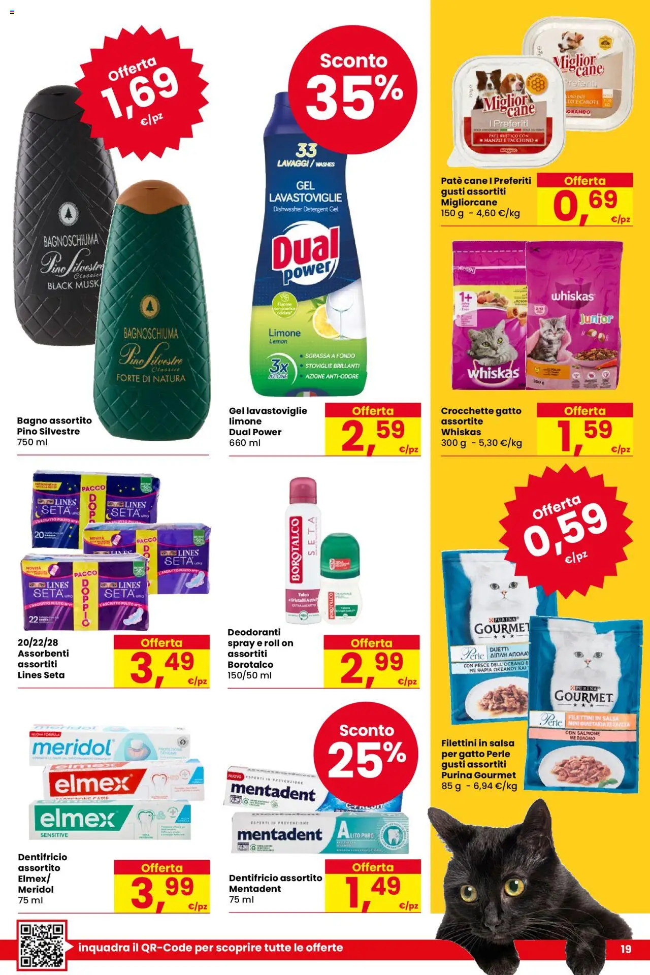 Volantino Despar del 16.10.2025 | Pagina: 19 | Prodotti: Salmone, Salsa, Tacchino, Carote