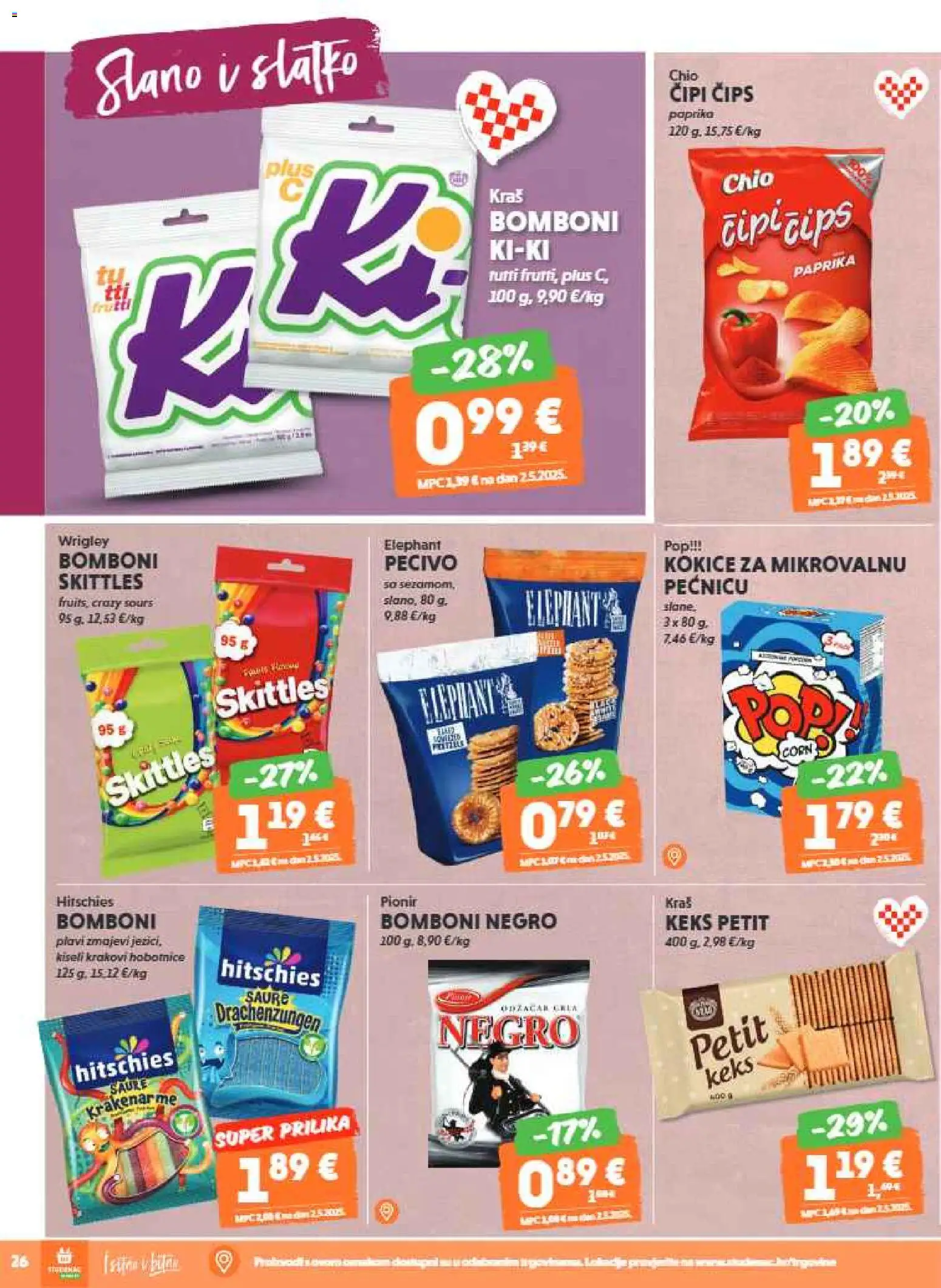 Studenac katalog | vrijedi od 29.10.2025 | Stranica: 26 | Proizvodi: Paprika, Keks, Kokice, Pecivo