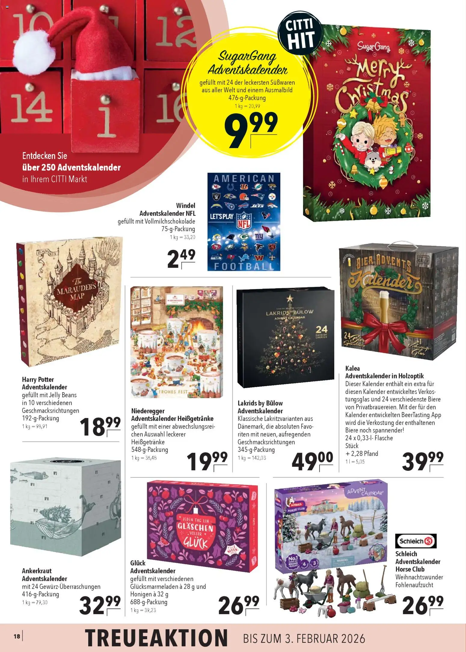 CITTI Markt Prospekt 	 – gültig ab 29.10.2025 | Seite: 18 | Produkte: Bier, Football