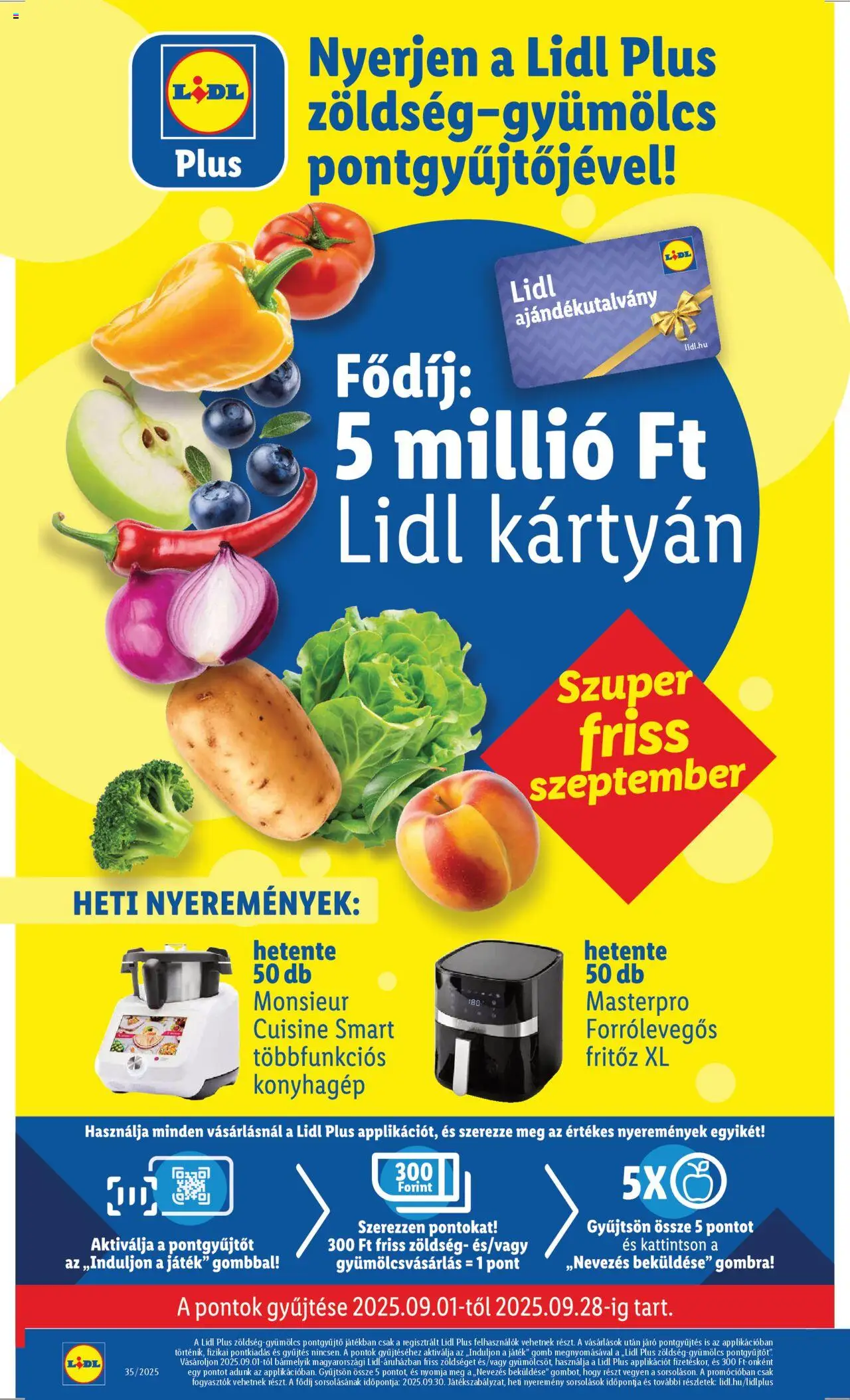 Lidl akciós ujság - amely érvényes a következő dátumtól: 28.08.2025 | Oldal: 16 | Termékek: Fritőz, Játék, Zöldség