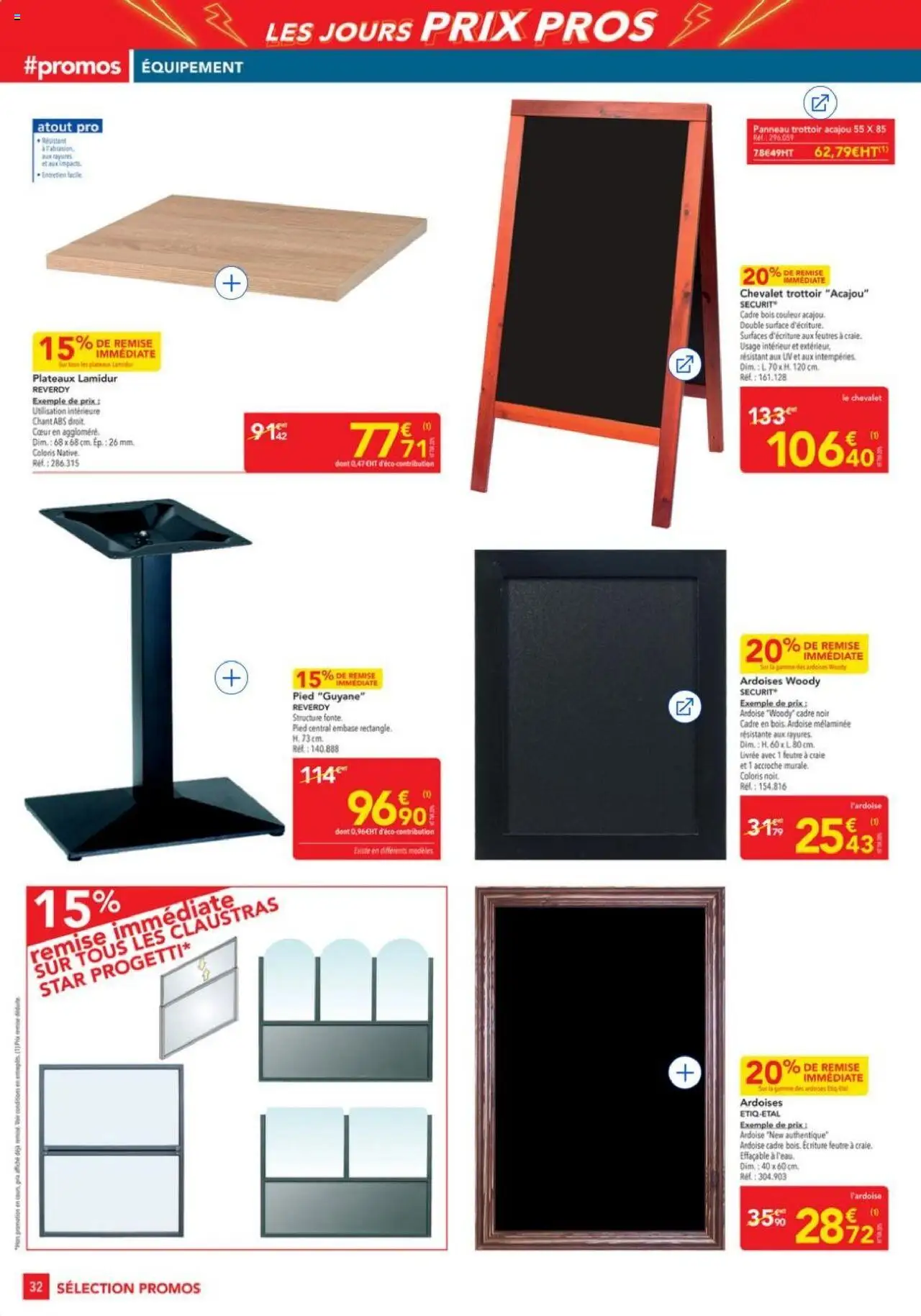  | Page: 32 | Produits: Chevalet, Cadre