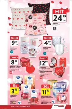 Pogląd oferty "Intermarche Gazetka" - ważna od 12.02.2026 | Strona: 15 | Produkty: Naszyjnik, Pierścionek, Poduszka, Ramka