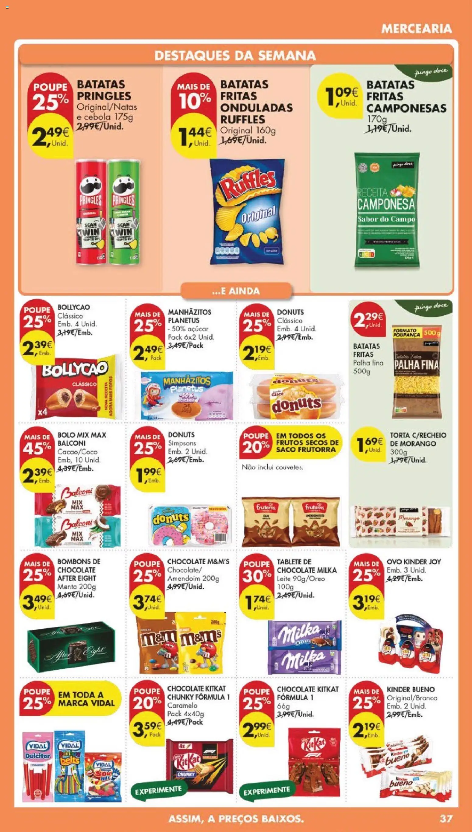 Pingo Doce folheto │ válido de 31.03.2026 | Página: 41 | Produtos: Ovo kinder, Manhãzitos, Açúcar, Batatas fritas