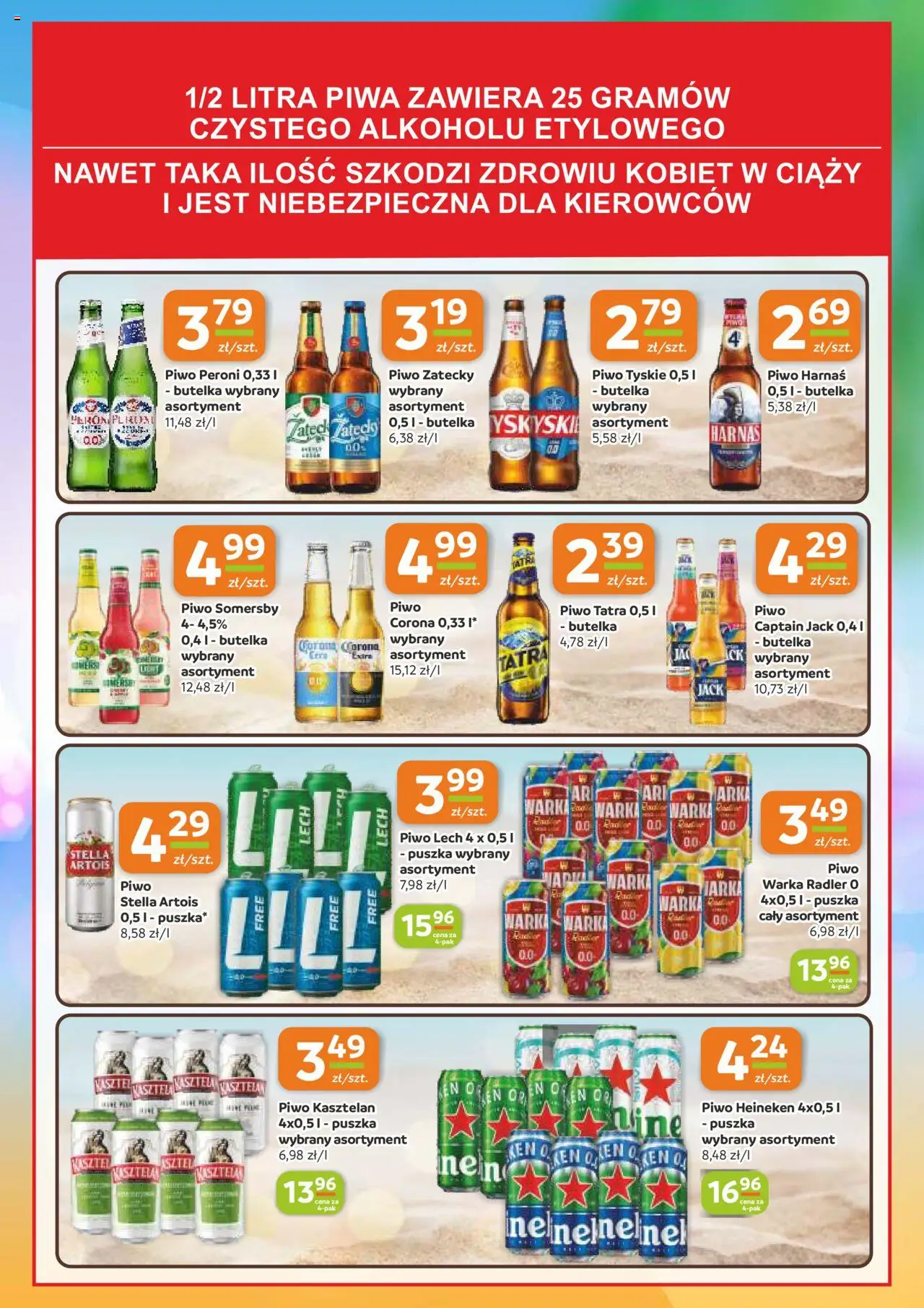 Gama Gazetka od 07.08.2025 | Strona: 11 | Produkty: Piwo Warka, Tyskie, Harnaś, Piwo