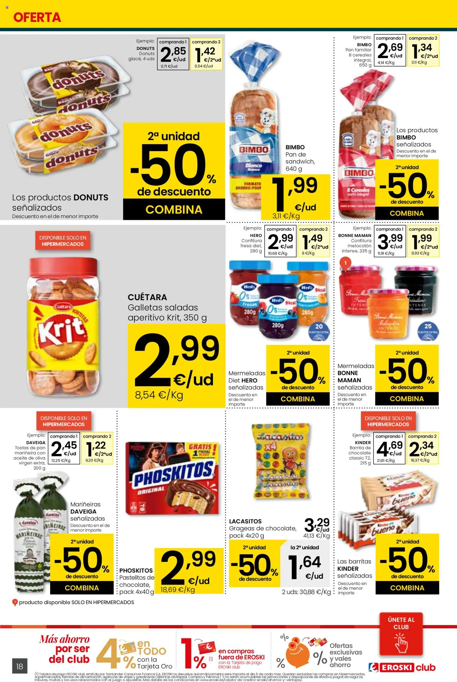 Eroski - Siempre a buen precio │ válido desde el 29.01.2026 | Página: 18 | Productos: Aceite, Fresas, Cereales, Galletas
