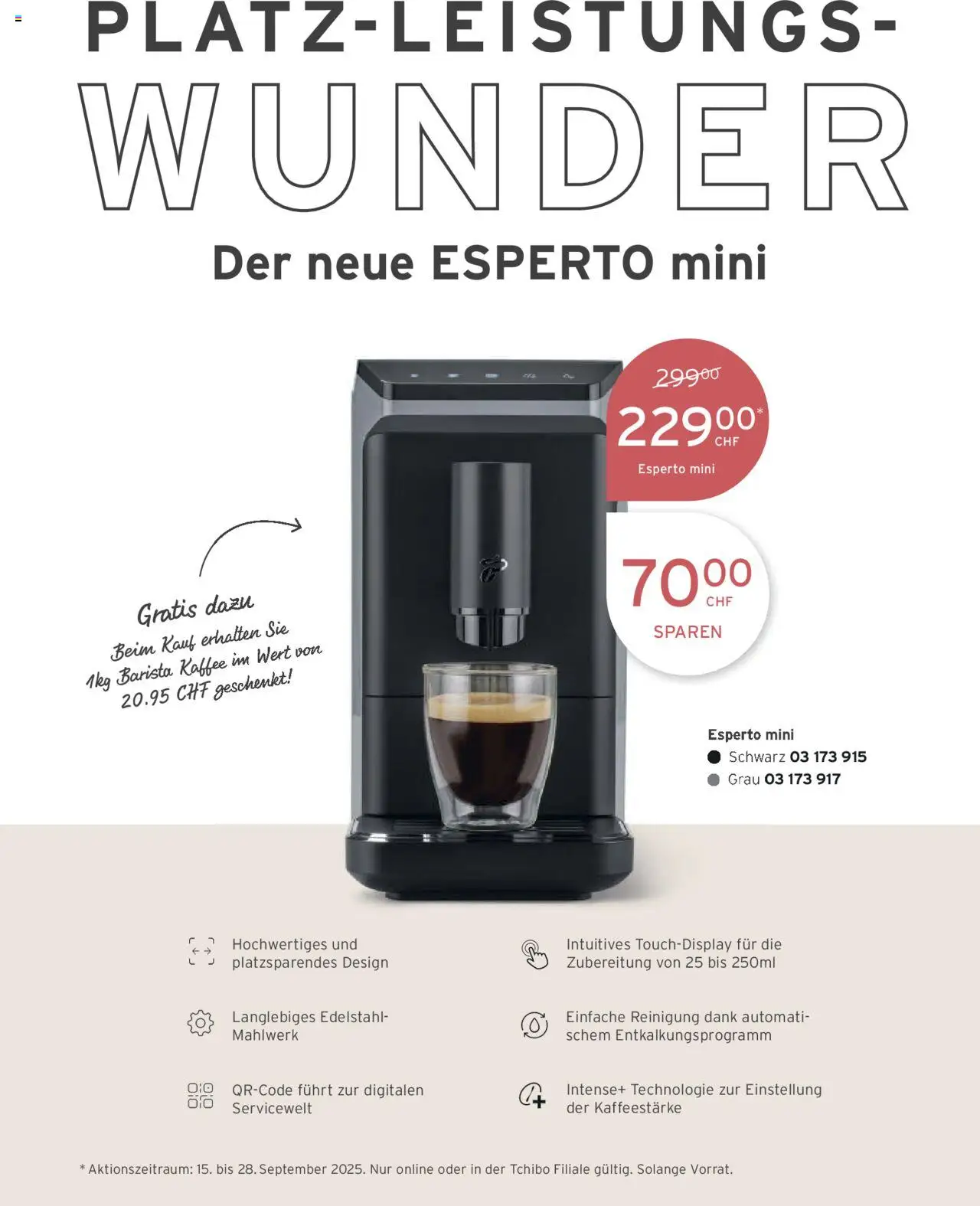 Tchibo Aktionen Herbst – gültig ab 24.09.2025 | Seite: 159 | Produkte: Kaffee