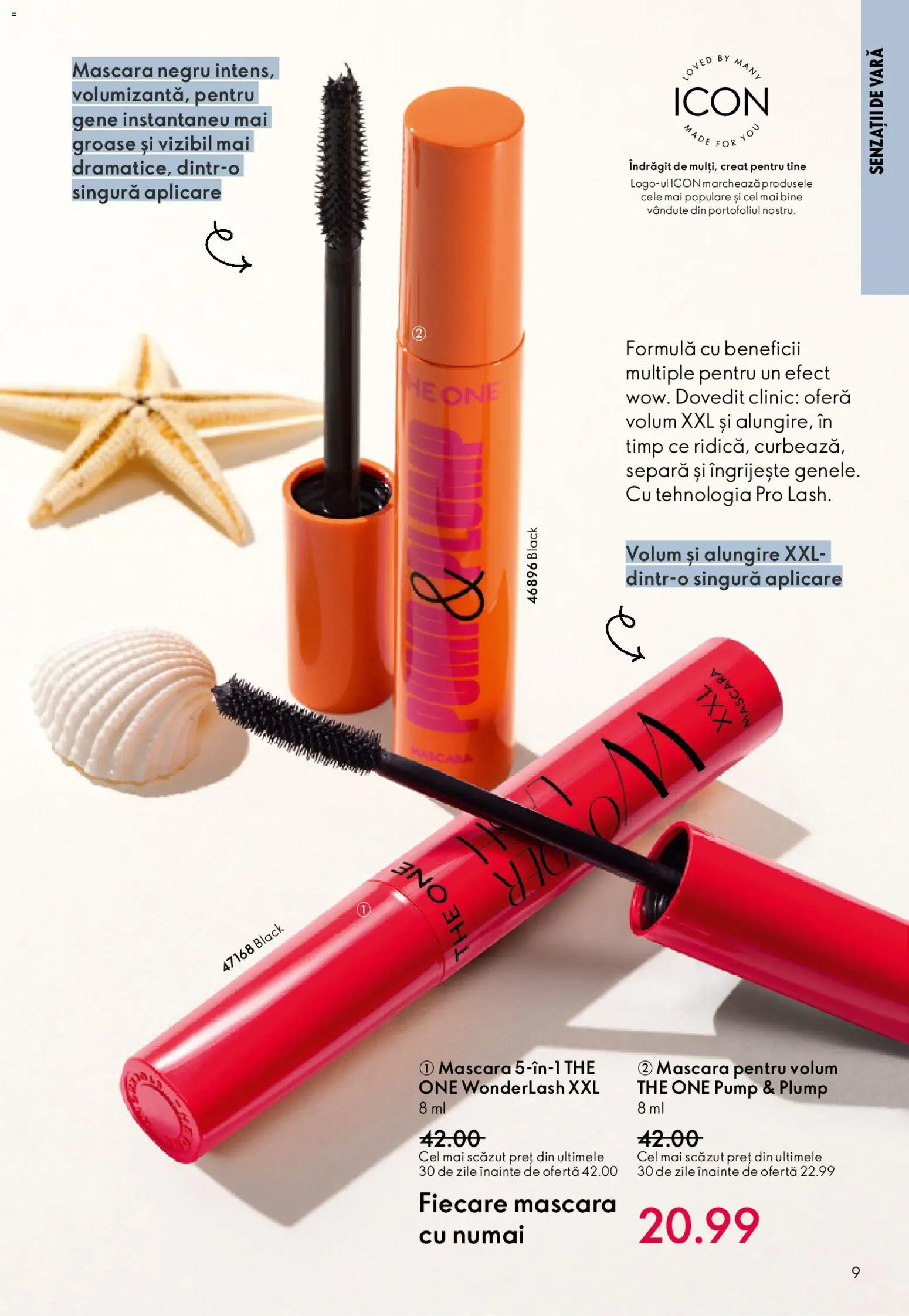 Noul catalog Oriflame – valabil de la 27.05.2026 | Pagină: 9 | Produse: Mascara