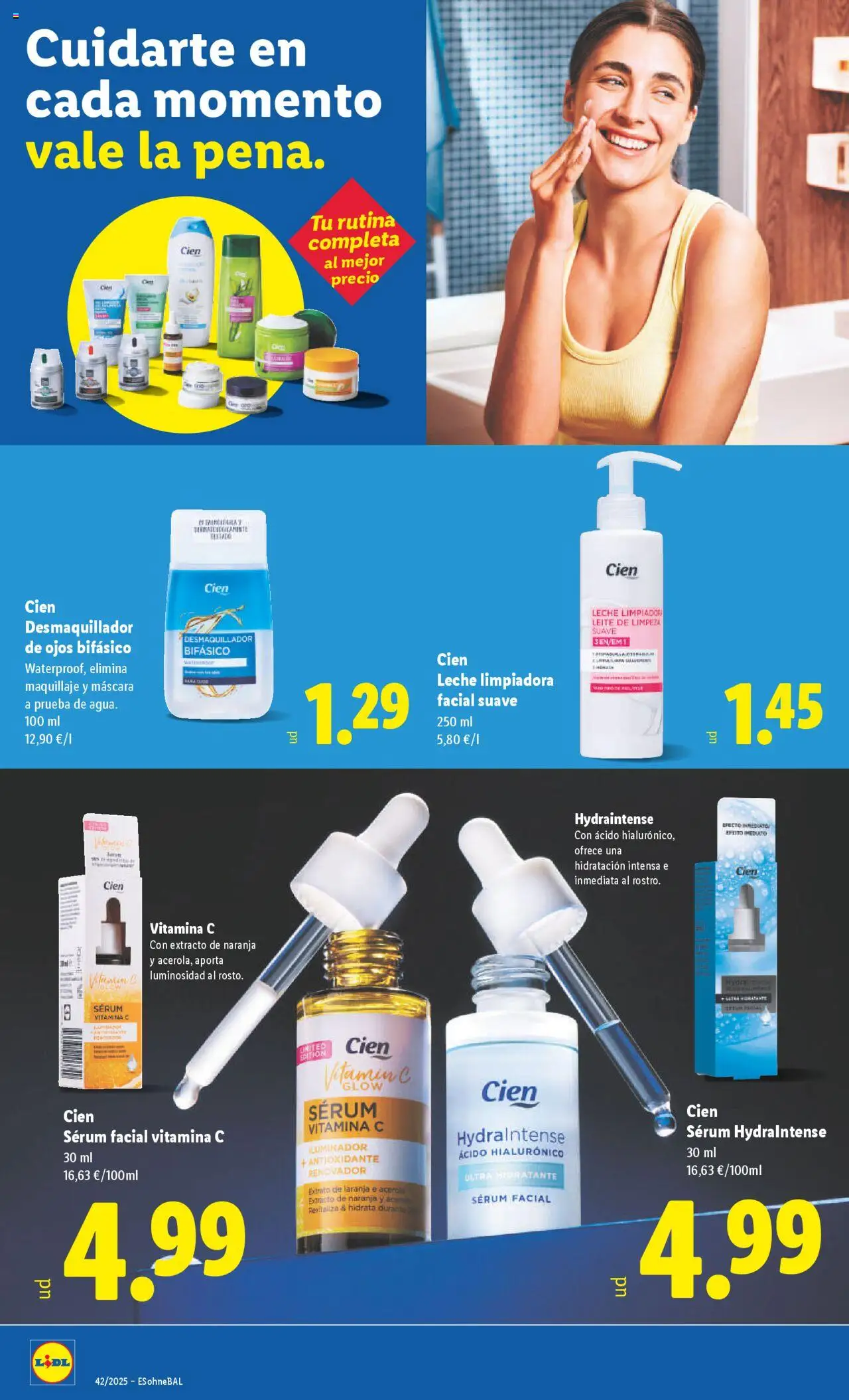 Lidl catálogo BCN │ válido desde el 13.10.2025 | Página: 24 | Productos: Maquillaje, Iluminador, Máscara, Desmaquillador