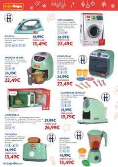 Vista previa Juguettos catálogo Navidad válido desde el 27.10.2025 | Página: 120 | Productos: Lavadora, Plancha, Batidora, Tostadora