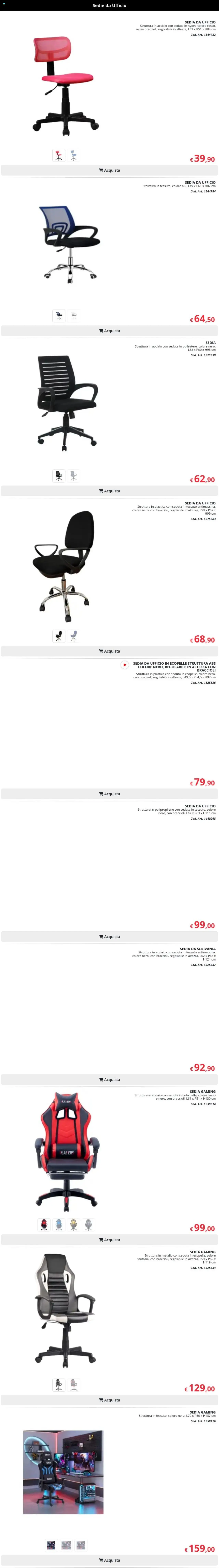 Volantino Brico io del 01.10.2025 | Pagina: 11 | Prodotti: Braccioli, Sedia, Scrivania