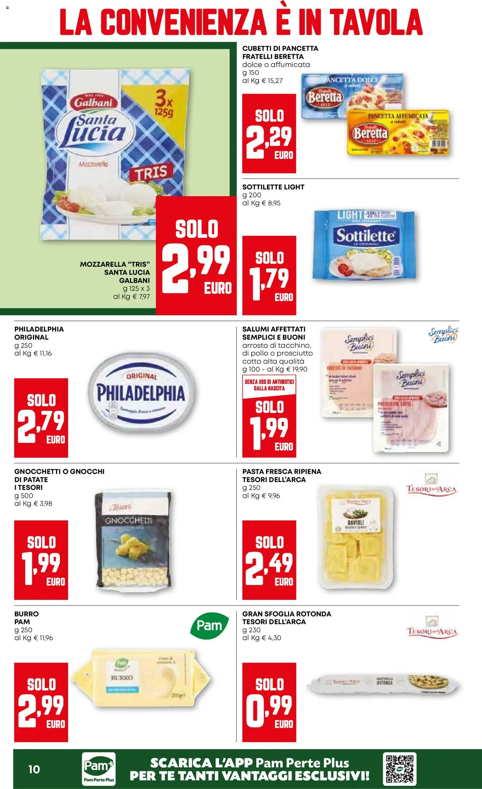 Volantino PAM del 26.02.2026 | Pagina: 10 | Prodotti: Arrosto, Patate, Burro, Gnocchi