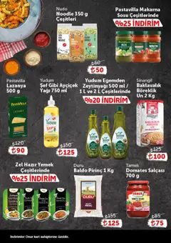 10.03.2026 tarihinden itibaren geçerli olan Onur Market kataloğu önizlemesi | Sayfa: 7 | Ürünler: Fasulye, Domates, Pirinç, Hazır yemek