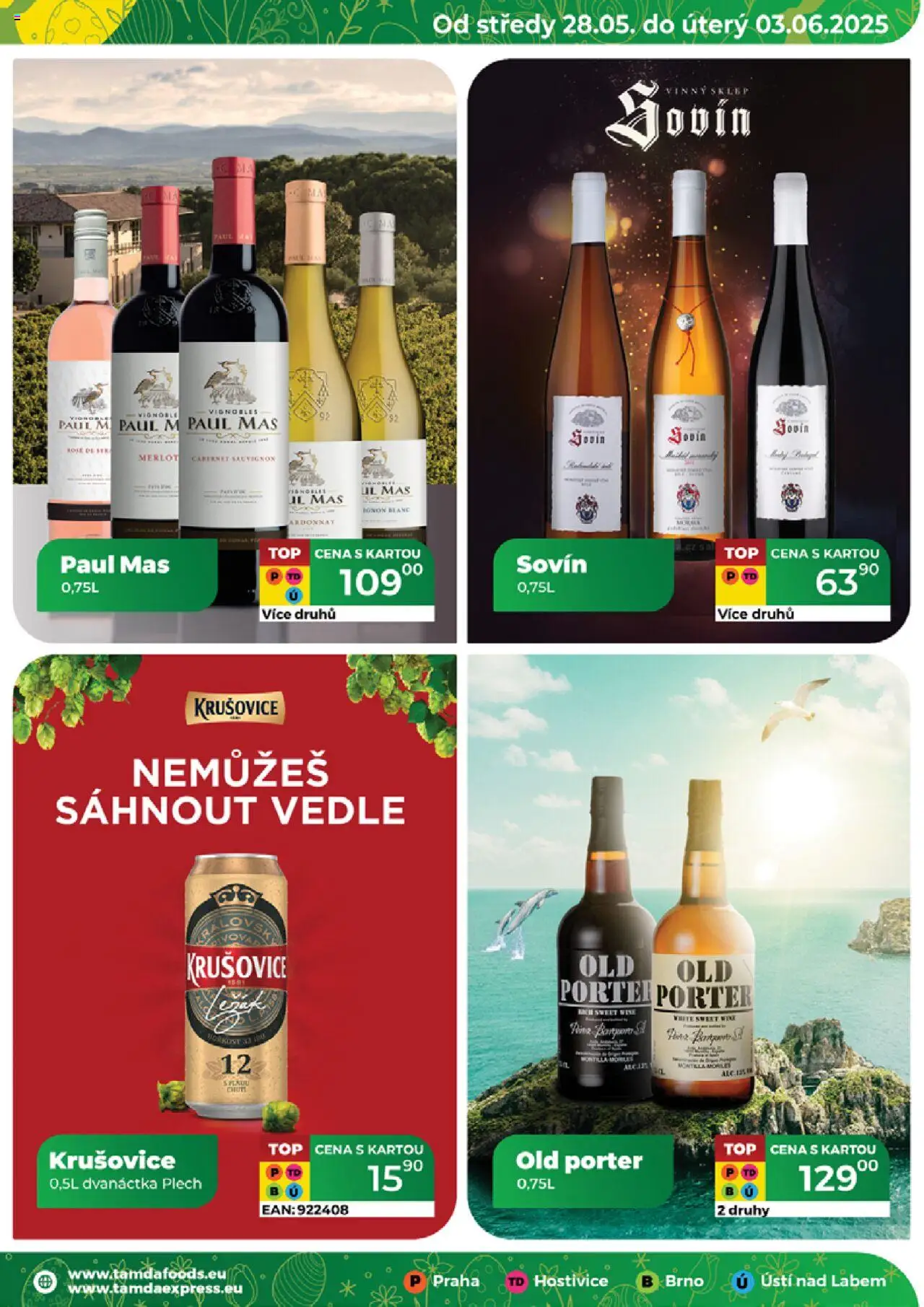 Tamda Foods leták od 28.05.2025 | Strana: 17 | Produkty: Old porter, Merlot, Plech, Cabernet Sauvignon