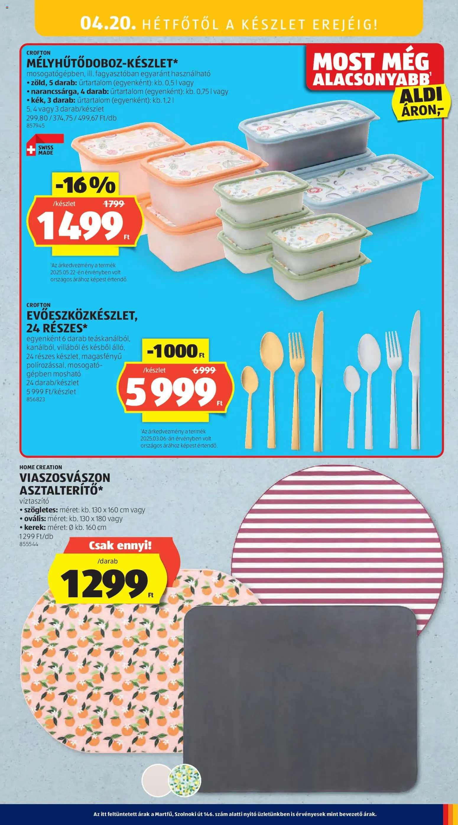 Aldi akciós ujság - amely érvényes a következő dátumtól: 16.04.2026 | Oldal: 55