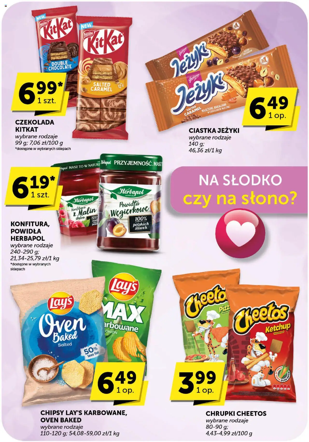 Euro Sklep Gazetka od 16.10.2025 | Strona: 34 | Produkty: Chipsy, Ketchup, Powidła, Czekolada