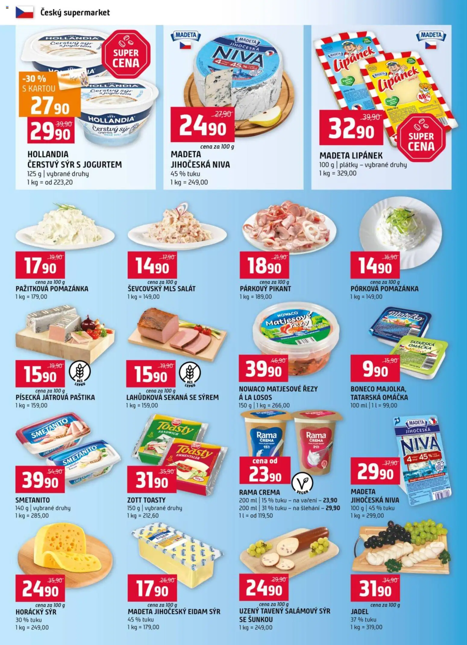 Terno leták od 14.01.2026 | Strana: 4 | Produkty: Lipánek, Sýr, Pomazánka, Crema