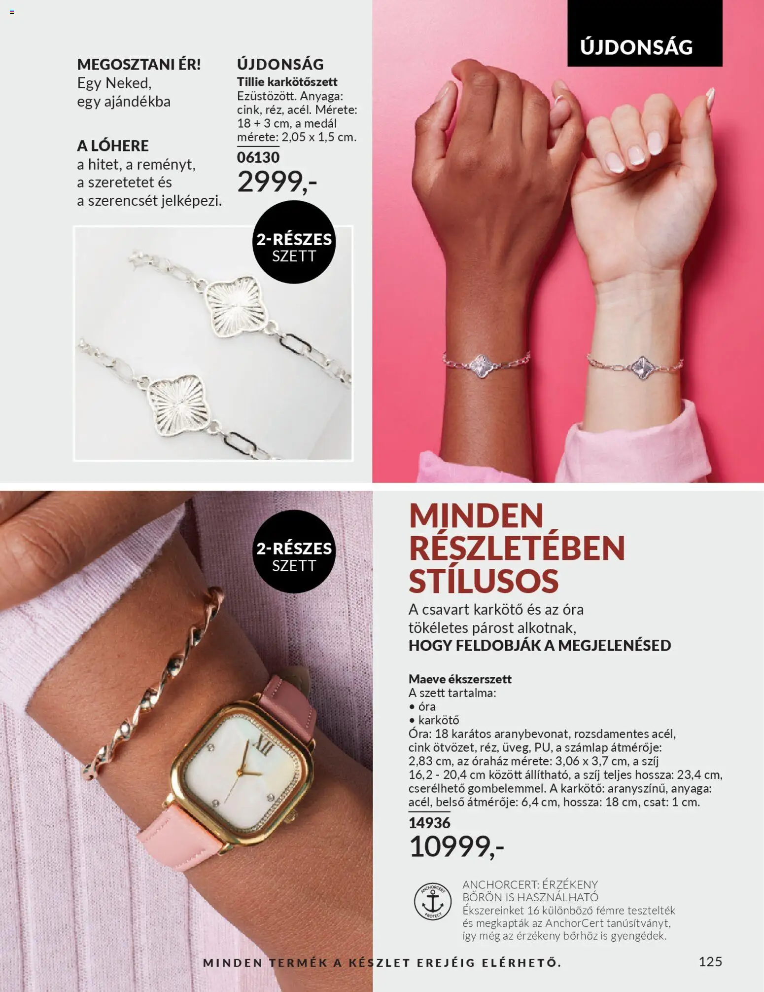 Avon akciós ujság - amely érvényes a következő dátumtól: 01.03.2026 | Oldal: 141 | Termékek: Karkötő, Óra