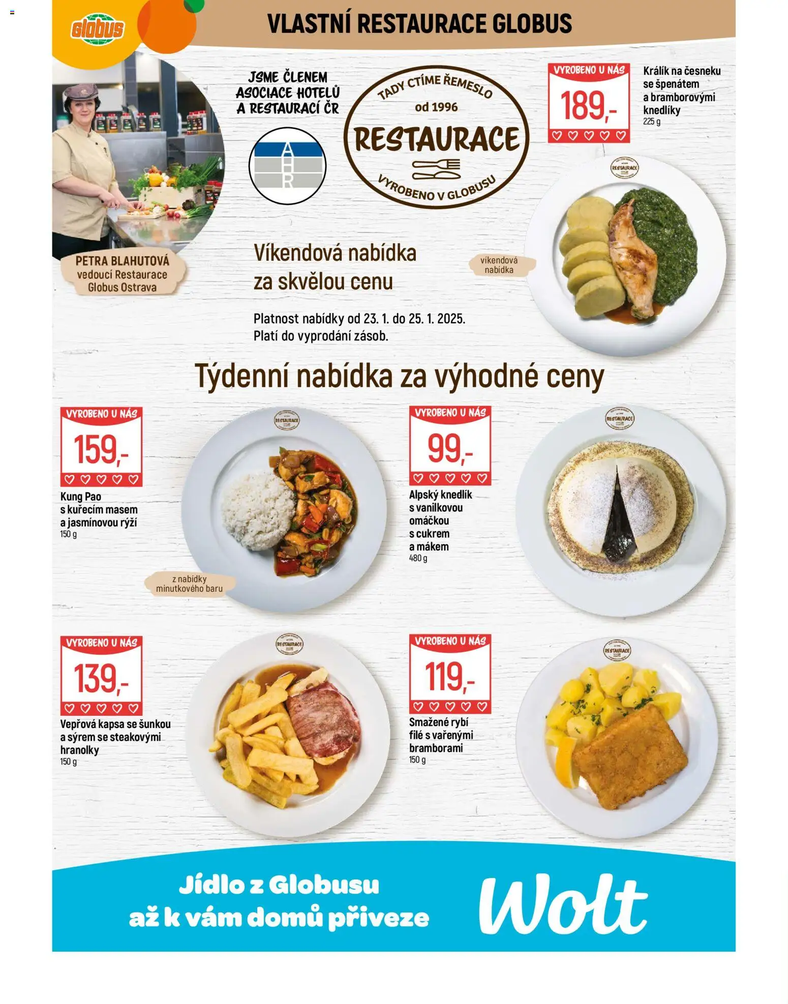 Globus leták - Ostrava od 21.01.2026 | Strana: 9 | Produkty: Králík, Globus, Hranolky, File