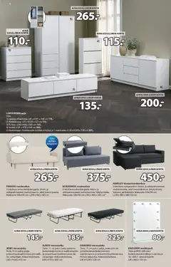 JYSK-mainoslehti voimassa 05.02.2026 alkaen | Sivu: 6 | Tuotteet: Meikkipeili, Patja, Sohva