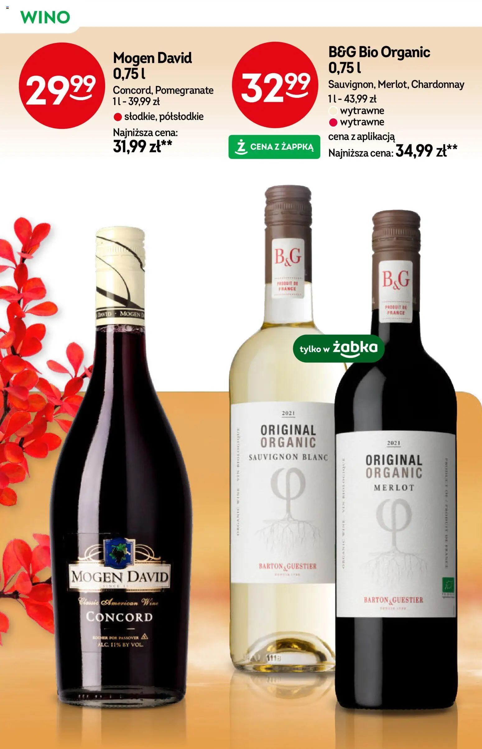 Żabka Black Friday od 26.11.2025 | Strona: 20 | Produkty: Chardonnay, Merlot, Wino