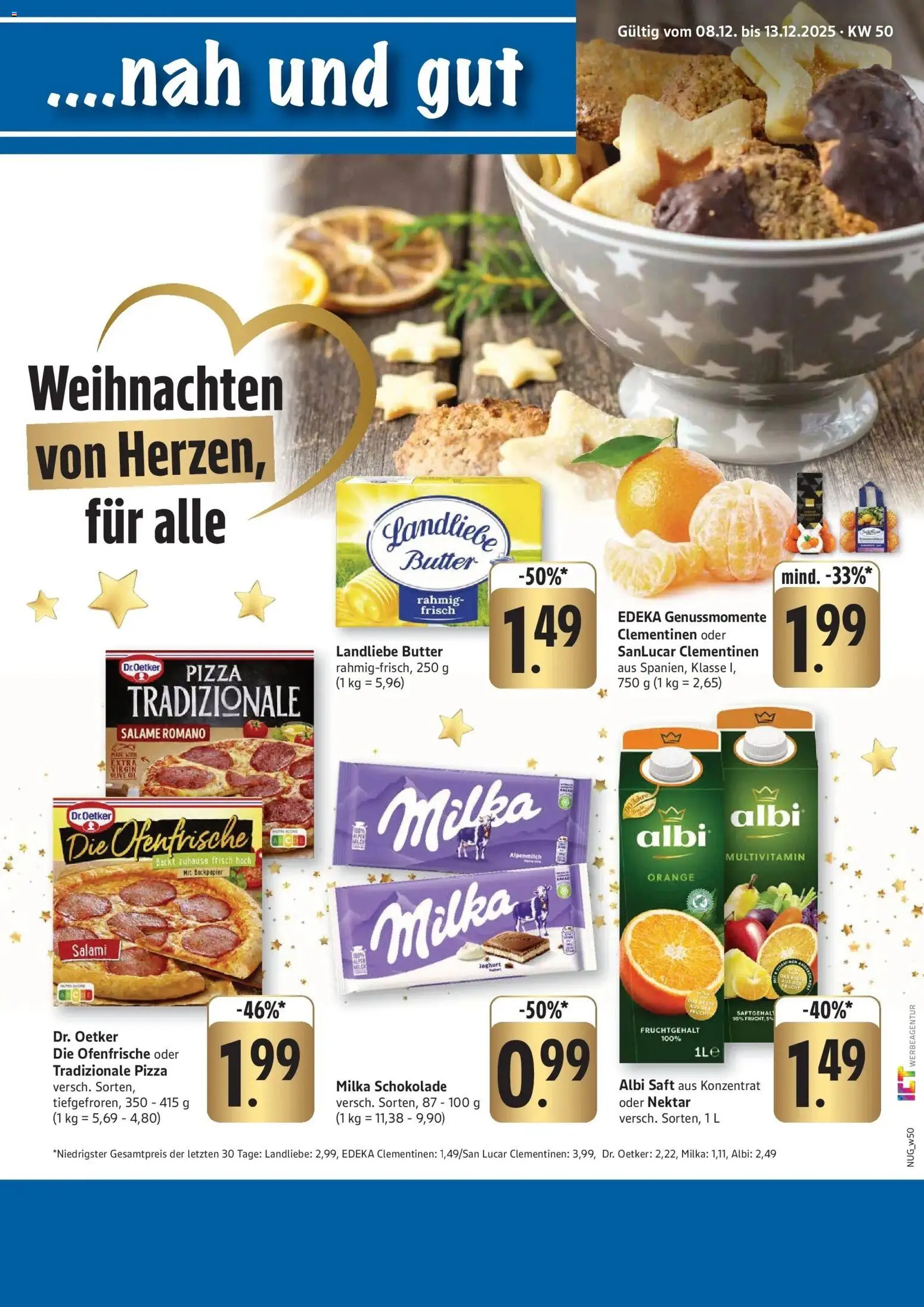 Edeka prospekt Offenburg-Zunsweier	 – gültig ab 08.12.2025 | Seite: 1 | Produkte: Joghurt, Schokolade, Ofenfrische, Salami