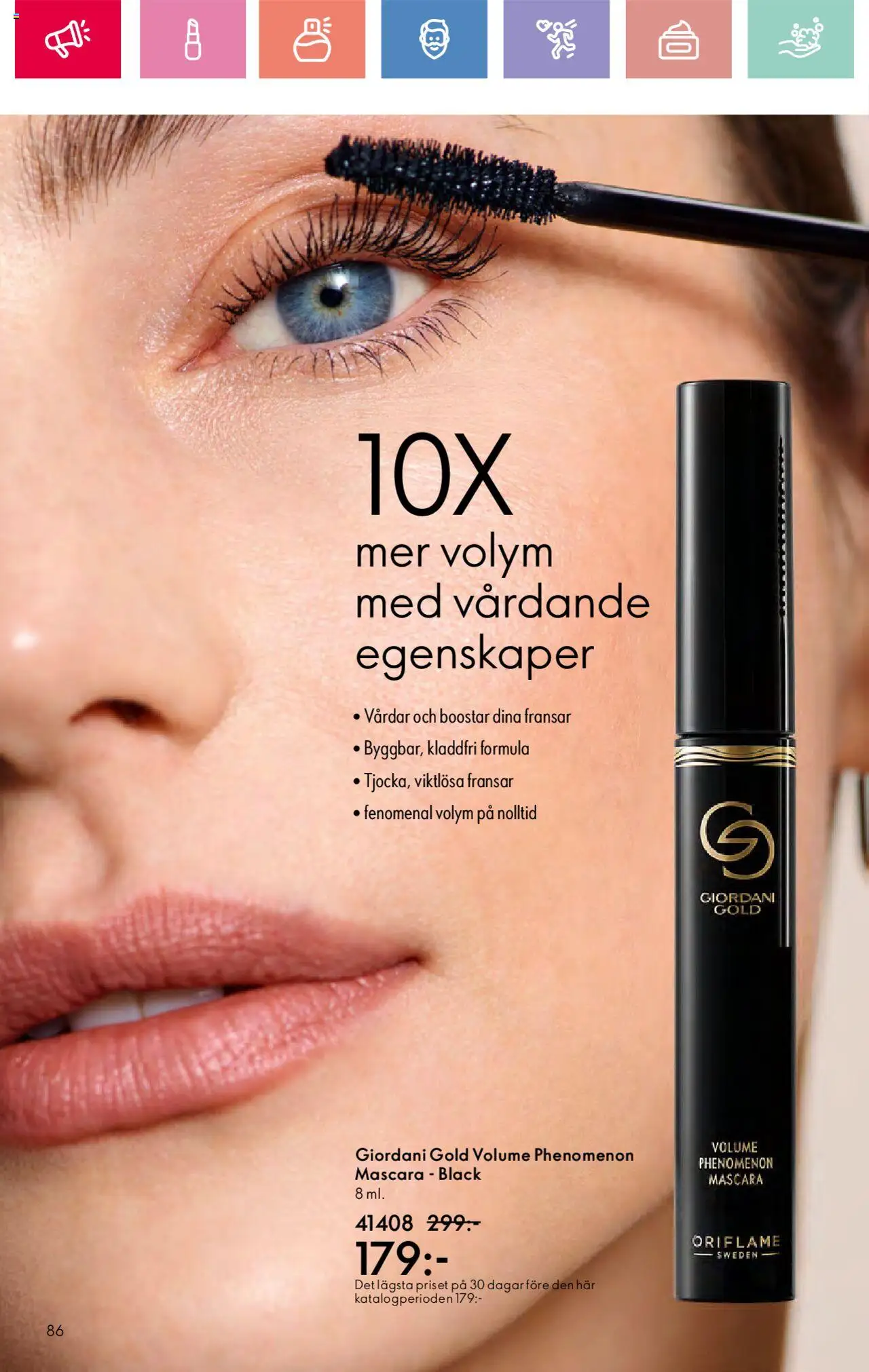 Oriflame reklamblad aktuell från 03.08.2025 | Sida: 86 | Produkter: Mascara