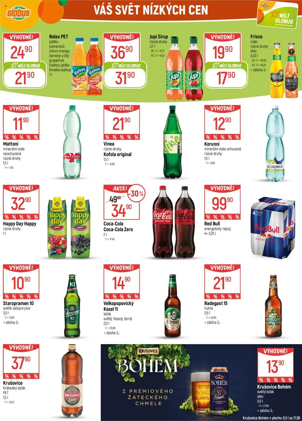 Globus leták - Opava od 15.10.2025 | Strana: 32 | Produkty: Mango, Staropramen, Cider, Jupí