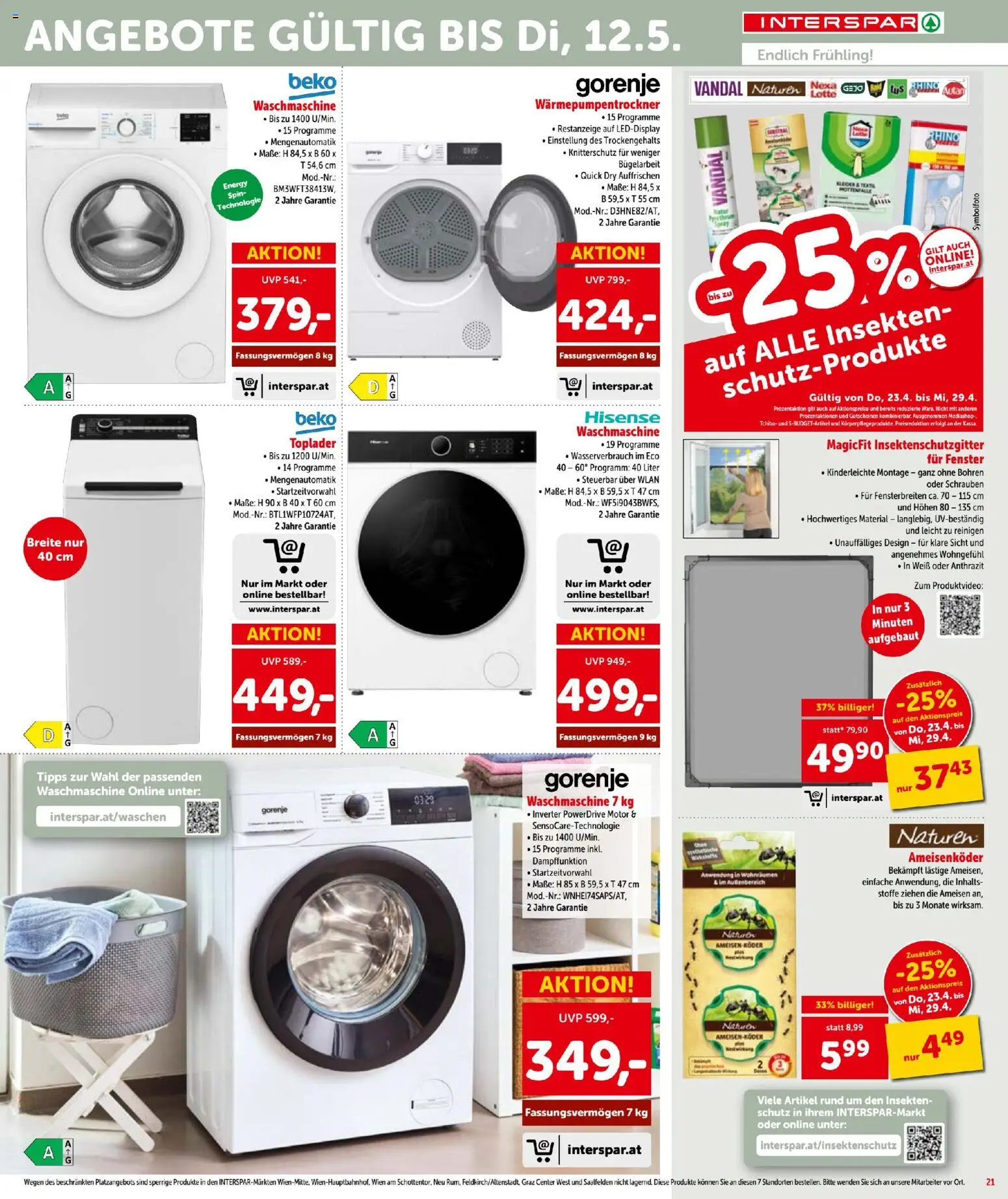 Die besten Angebote | Interspar - Flugblatt ab 23.04.2026 | - Jetzt stöbern! | Österreich
