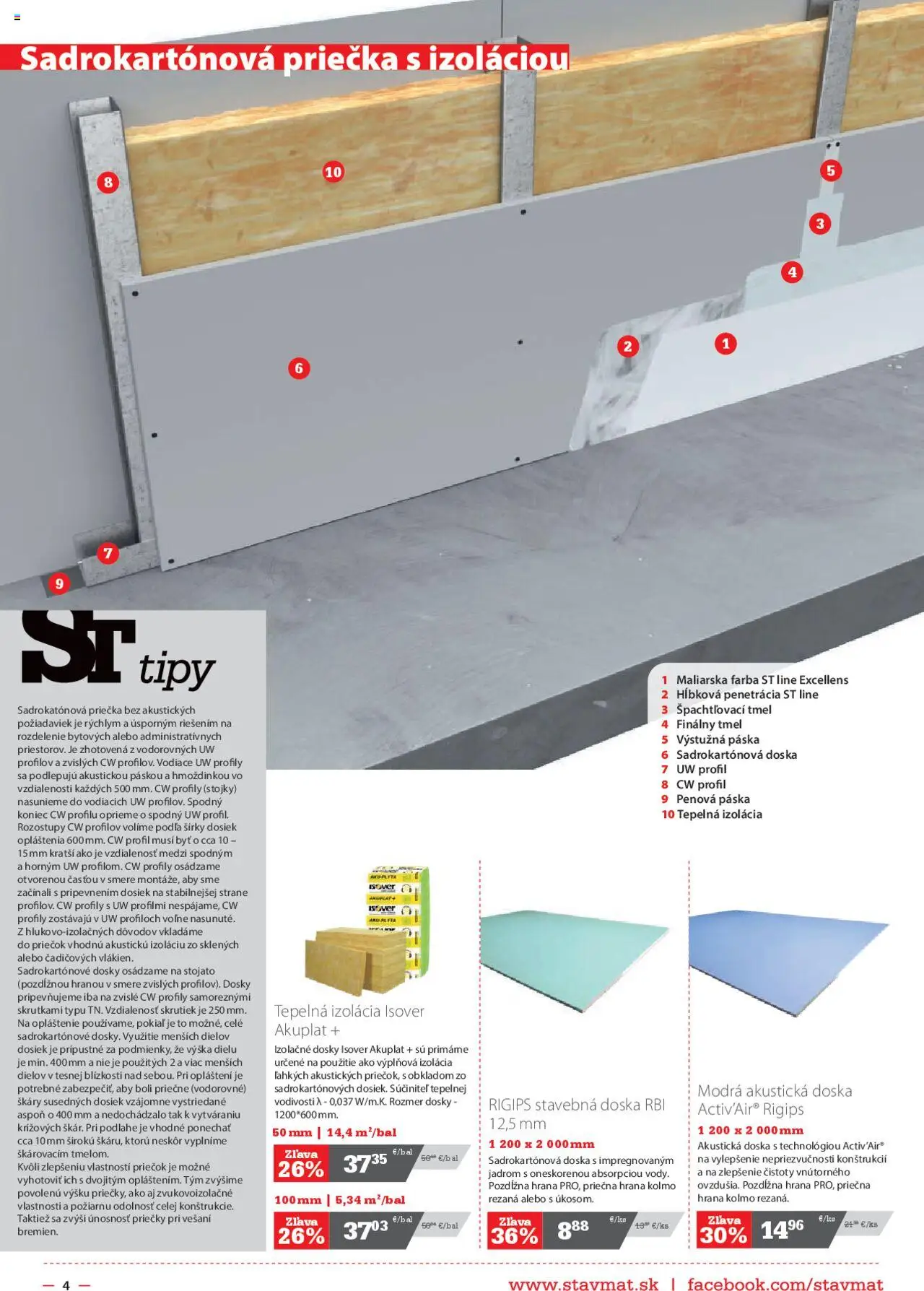 Nové STAVMAT STAVEBNINY akcie – leták je platný od 20.10.2025 | Strana: 4