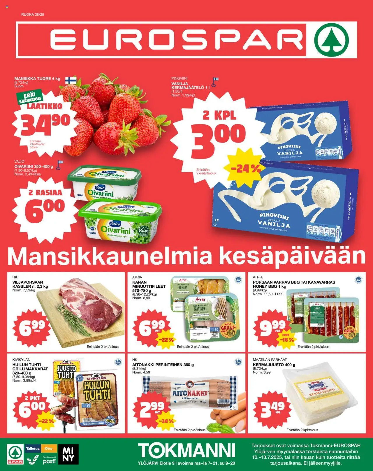  | Sivu: 1 | Tuotteet: Grilli, Kermajuusto, Laatikko, Juusto