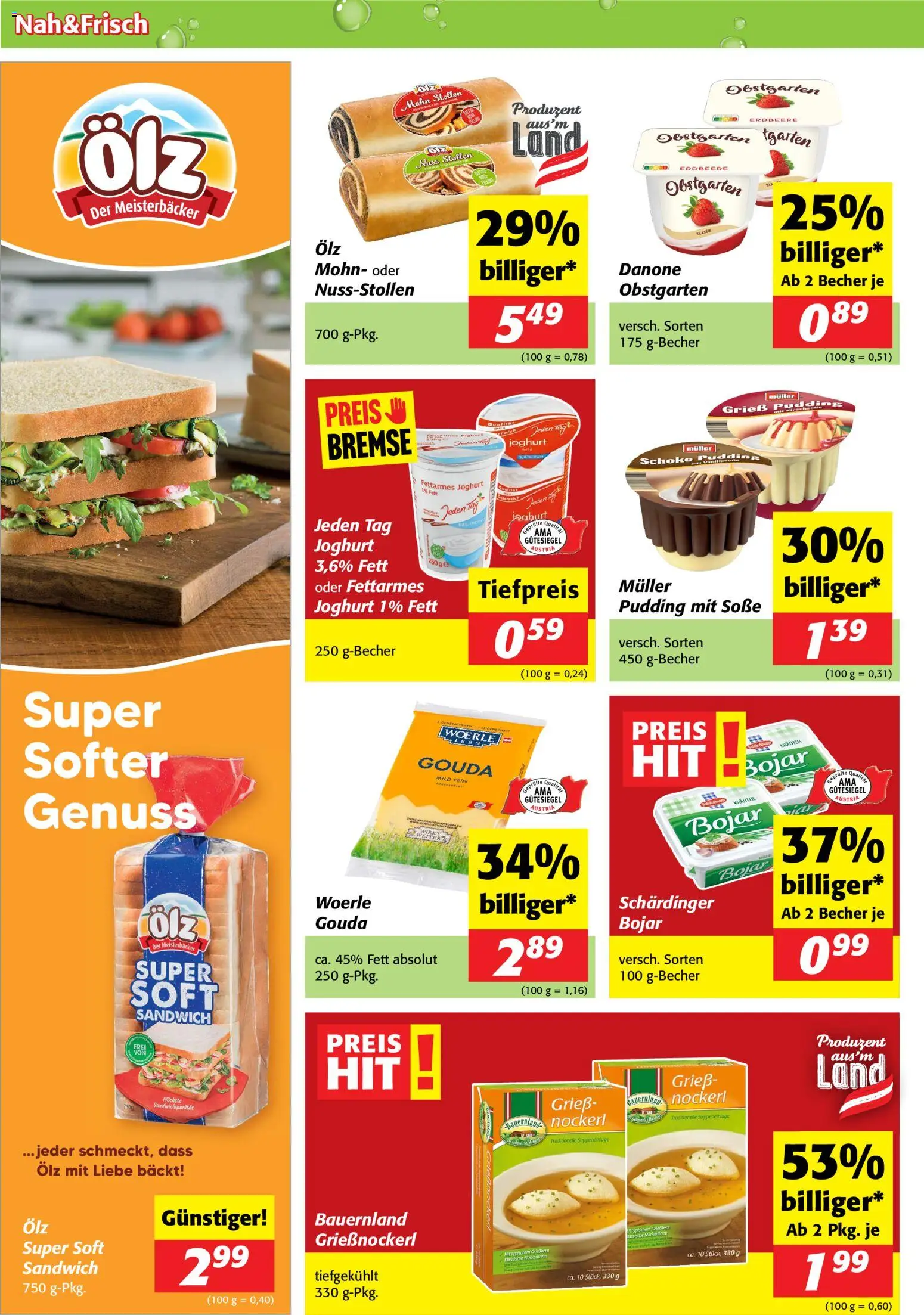 Nah und Frisch Flugblatt gültig ab 03.12.2025 | Seite: 2 | Produkte: Soße, Matériel de rangement Fitness, Joghurt