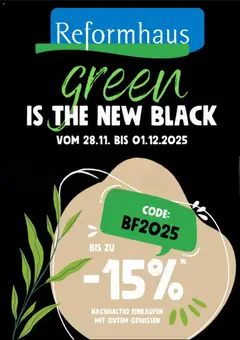 Reformhaus Bacher - Black Friday ab 28.11.2025 gültig