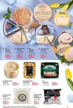 Pogląd oferty "Makro gazetka - Delikatesy Wielkanoc" - ważna od 17.03.2026 | Strona: 3 | Produkty: Ser koryciński, Mozzarella, Cheddar, Ser cheddar